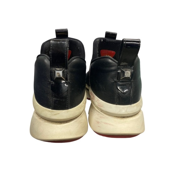 Christian Louboutin black slip on sneaker size 38 - Picture 7 of 11